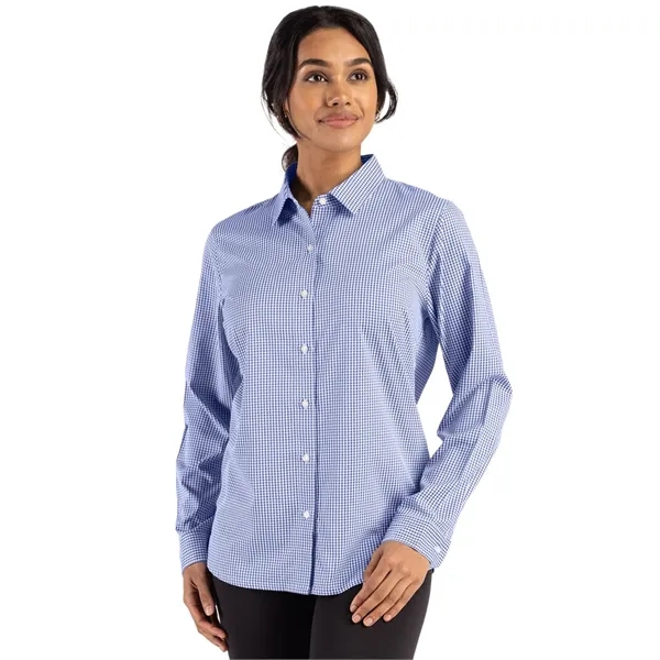 Cutter & Buck Skyline Epic Confidence Recycled Gingham Wo... - Cutter & Buck Skyline Epic Confidence Recycled Gingham Wo... - Image 16 of 17