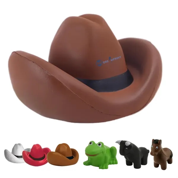Cowboy Stress Reliever Pu Ball Toy Horse Frog Bull - Cowboy Stress Reliever Pu Ball Toy Horse Frog Bull - Image 0 of 5