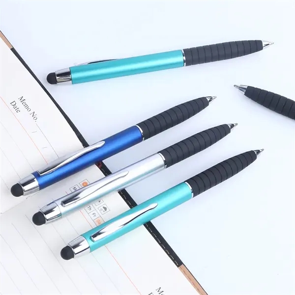 Metallic Cool Grip Stylus Pen - Metallic Cool Grip Stylus Pen - Image 1 of 2