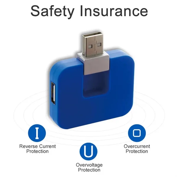 4-Port USB Hub Expander Multi-Device Splitter for PC&Laptop - 4-Port USB Hub Expander Multi-Device Splitter for PC&Laptop - Image 3 of 9