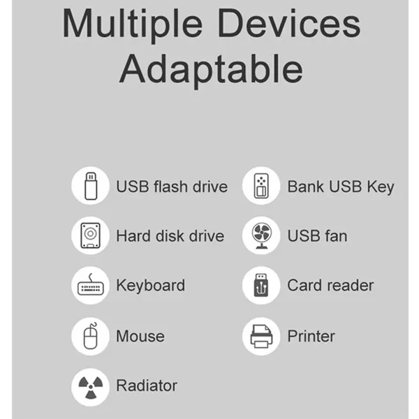 4-Port USB Hub Expander Multi-Device Splitter for PC&Laptop - 4-Port USB Hub Expander Multi-Device Splitter for PC&Laptop - Image 5 of 9