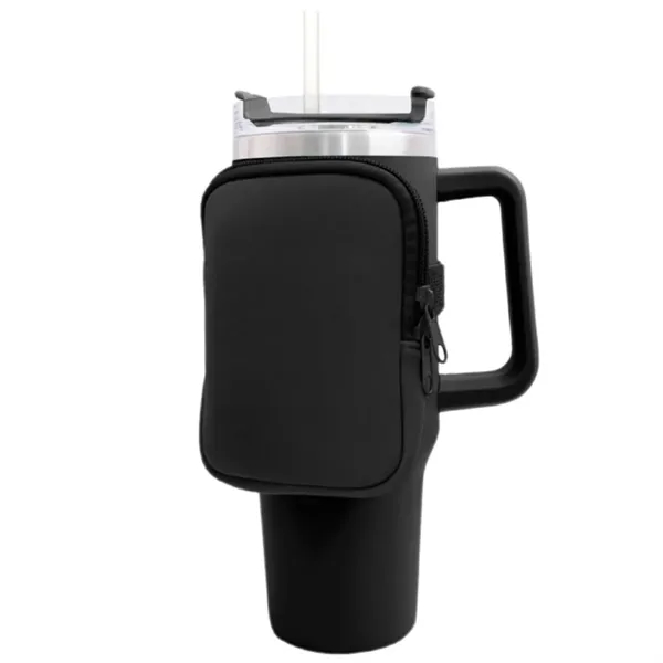 Cup Bottle Accessory Zipper Pouch Waist Bag - Cup Bottle Accessory Zipper Pouch Waist Bag - Image 2 of 6