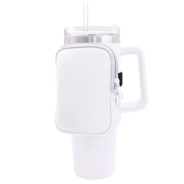 Cup Bottle Accessory Zipper Pouch Waist Bag - Cup Bottle Accessory Zipper Pouch Waist Bag - Image 3 of 6