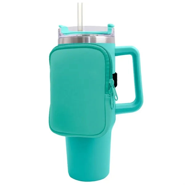 Cup Bottle Accessory Zipper Pouch Waist Bag - Cup Bottle Accessory Zipper Pouch Waist Bag - Image 4 of 6
