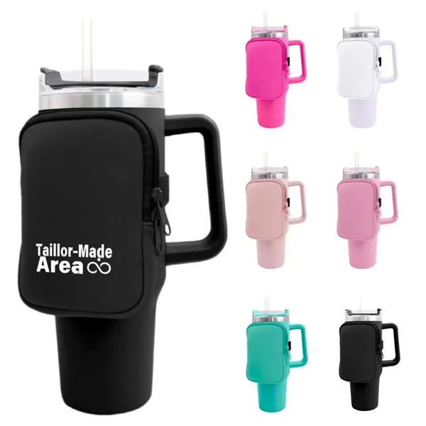 Cup Bottle Accessory Zipper Pouch Waist Bag - Cup Bottle Accessory Zipper Pouch Waist Bag - Image 0 of 6