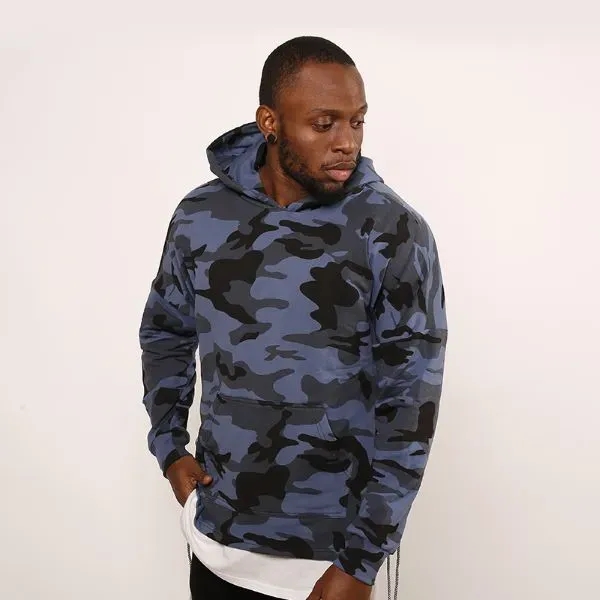 Men's Hoodie Camo Sweatshirt - Men's Hoodie Camo Sweatshirt - Image 3 of 5