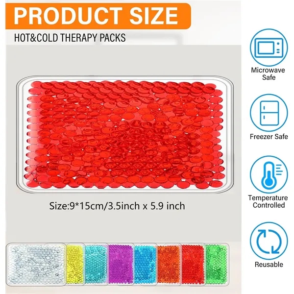 Hot/Cold Reusable Gel Bead Pack - Hot/Cold Reusable Gel Bead Pack - Image 1 of 3