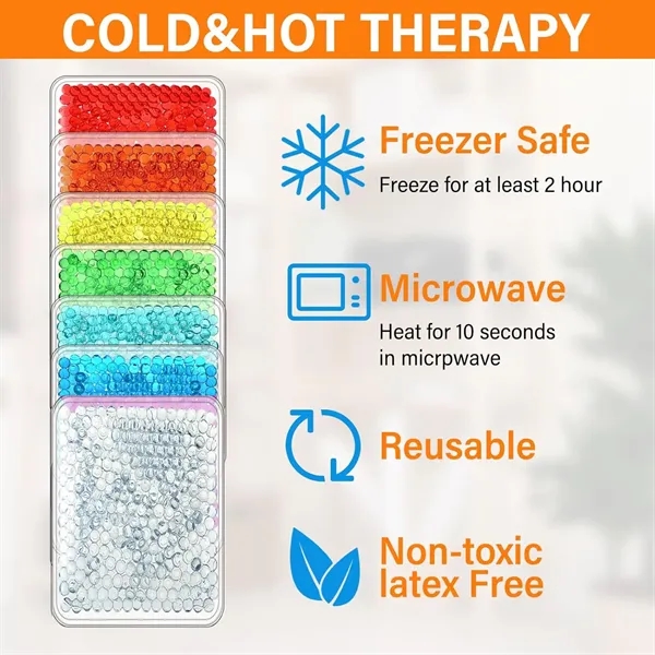 Hot/Cold Reusable Gel Bead Pack - Hot/Cold Reusable Gel Bead Pack - Image 2 of 3