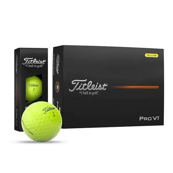 Titleist Pro V1 Yellow Golf Balls - Titleist Pro V1 Yellow Golf Balls - Image 0 of 6