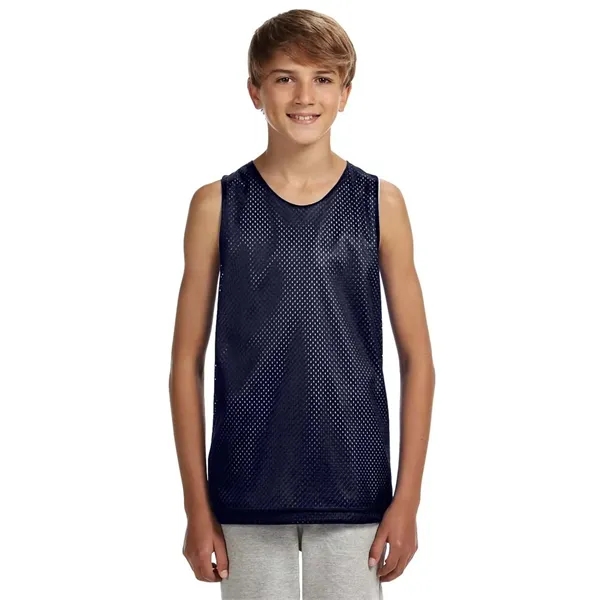 A4 Youth Reversible Mesh Tank Top - A4 Youth Reversible Mesh Tank Top - Image 0 of 4