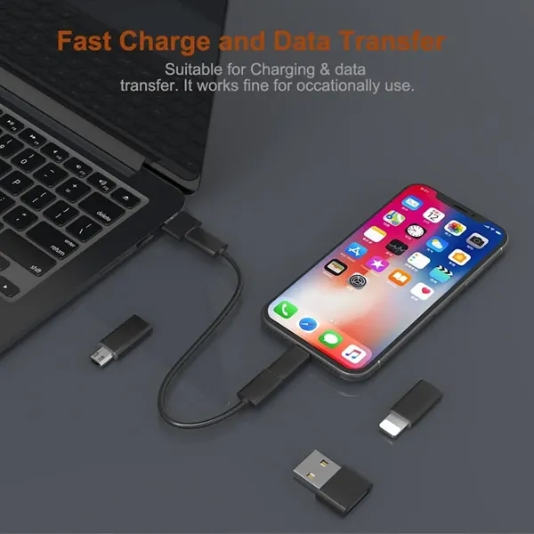 Multi USB Charging Adapter Cable Kit - Multi USB Charging Adapter Cable Kit - Image 3 of 6