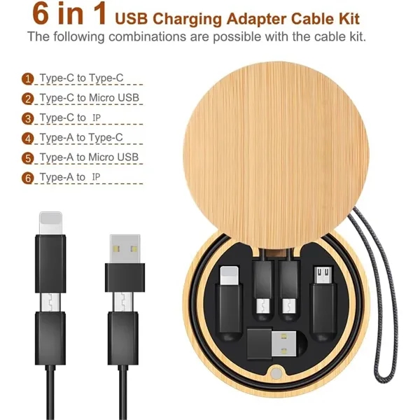 Multi USB Charging Adapter Cable Kit - Multi USB Charging Adapter Cable Kit - Image 5 of 6