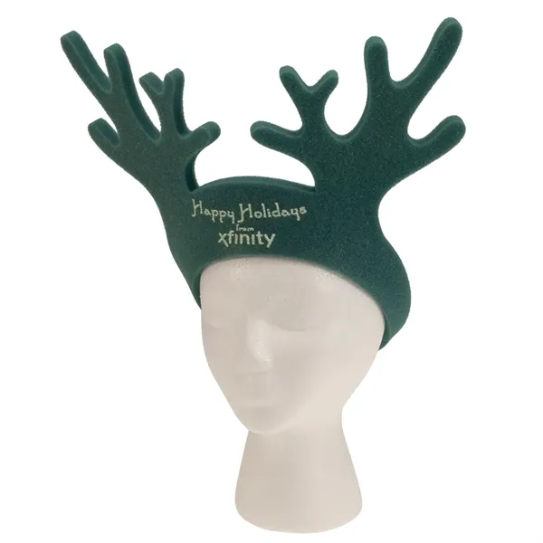 15" Foam Reindeer Antlers Visor - 15" Foam Reindeer Antlers Visor - Image 0 of 2