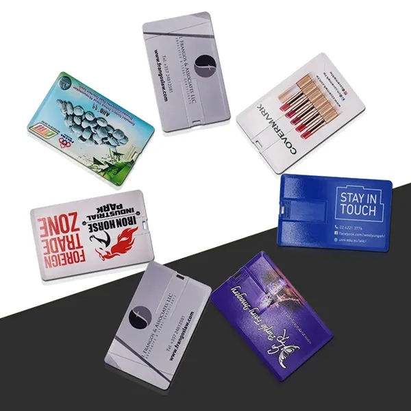 USB Flash Drive 64GB Metal Credit Card Style - USB Flash Drive 64GB Metal Credit Card Style - Image 2 of 6