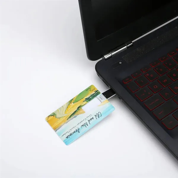 USB Flash Drive 64GB Metal Credit Card Style - USB Flash Drive 64GB Metal Credit Card Style - Image 4 of 6