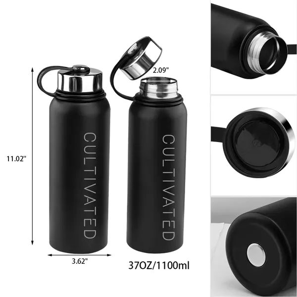 Redwood 40oz Stainless Steel Water Bottle - Redwood 40oz Stainless Steel Water Bottle - Image 9 of 20