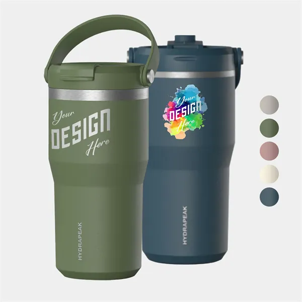 24 oz Hydrapeak® Stainless Steel Insulated Nomad Tumbler - 24 oz Hydrapeak® Stainless Steel Insulated Nomad Tumbler - Image 0 of 5