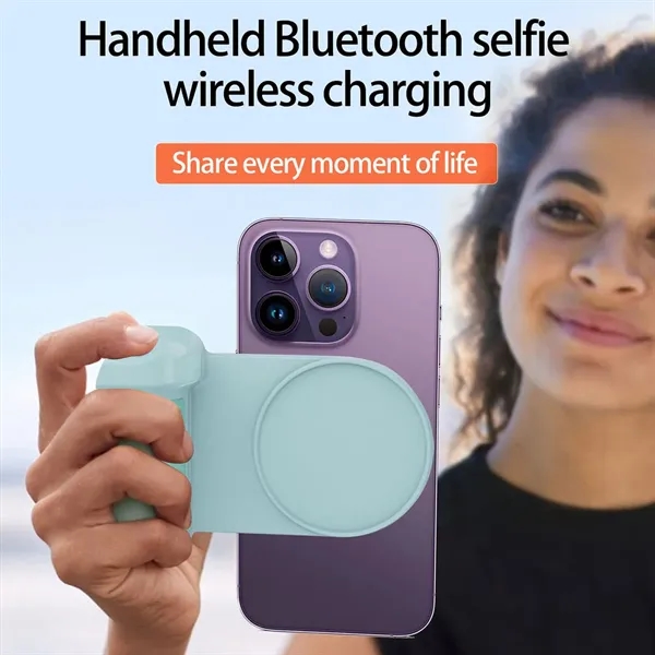 Magnetic Smartphone Camera Bluetooth Bracket  Shutter Grip - Magnetic Smartphone Camera Bluetooth Bracket  Shutter Grip - Image 2 of 2