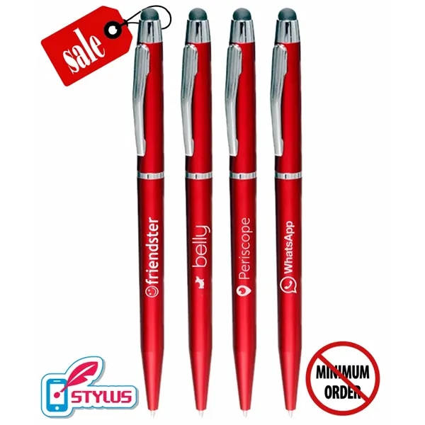 Union Printed - Appealing - Slim Stylus Twist Pen- 1-Color - Union Printed - Appealing - Slim Stylus Twist Pen- 1-Color - Image 0 of 1