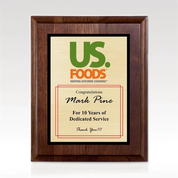Nantucket - Walnut & Gold Plaque - Nantucket - Walnut & Gold Plaque - Image 0 of 0