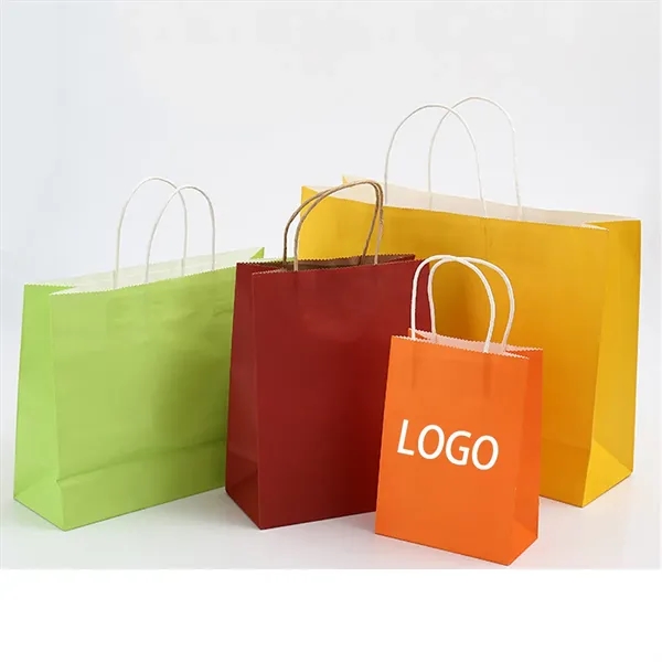 Paper Shopping Bag with Drawstring Handle - Paper Shopping Bag with Drawstring Handle - Image 0 of 1