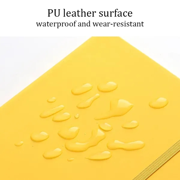 PU Leather Notebook with Elastic Strap - PU Leather Notebook with Elastic Strap - Image 2 of 14
