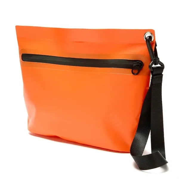 Waterproof Zipper Pouch Storage Black Gear Tote Bag - Waterproof Zipper Pouch Storage Black Gear Tote Bag - Image 5 of 7