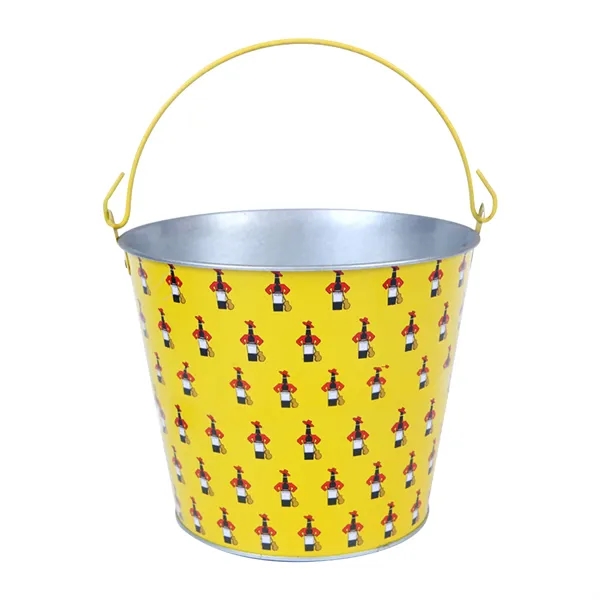 5Qt Galvanized Metal Buckets With Handle - 5Qt Galvanized Metal Buckets With Handle - Image 8 of 8