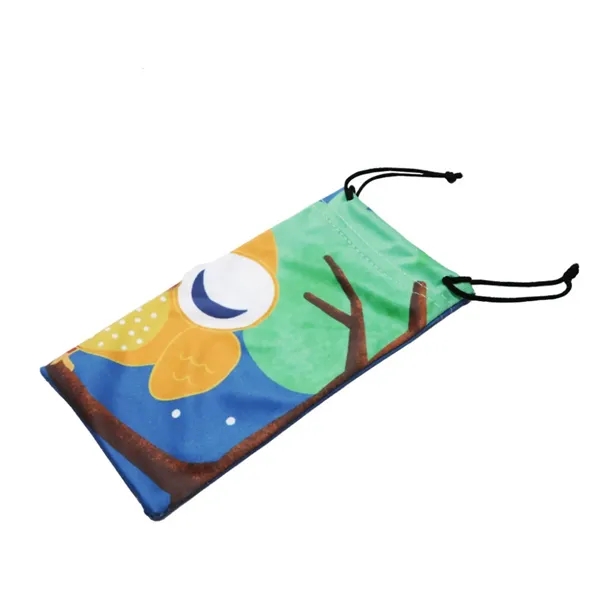Sublimation Microfiber Glass Cleaning Cloth Bag - Sublimation Microfiber Glass Cleaning Cloth Bag - Image 0 of 6