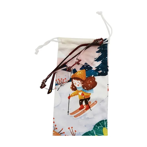 Sublimation Microfiber Glass Cleaning Cloth Bag - Sublimation Microfiber Glass Cleaning Cloth Bag - Image 4 of 6
