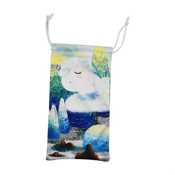Sublimation Microfiber Glass Cleaning Cloth Bag - Sublimation Microfiber Glass Cleaning Cloth Bag - Image 5 of 6