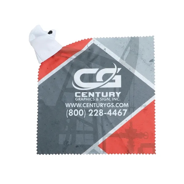 Microfiber Cleaning Cloth With Carabiner - Microfiber Cleaning Cloth With Carabiner - Image 2 of 7