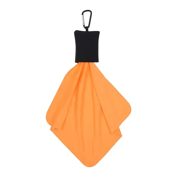 Microfiber Cleaning Cloth With Carabiner - Microfiber Cleaning Cloth With Carabiner - Image 7 of 7