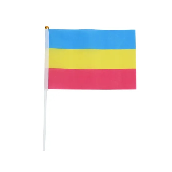 Hand Held Small Polyester Flag - Hand Held Small Polyester Flag - Image 1 of 12