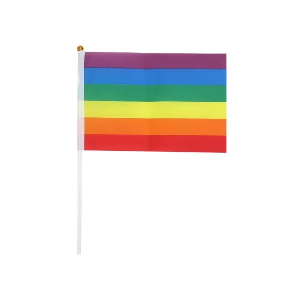 Hand Held Small Polyester Flag - Hand Held Small Polyester Flag - Image 4 of 12
