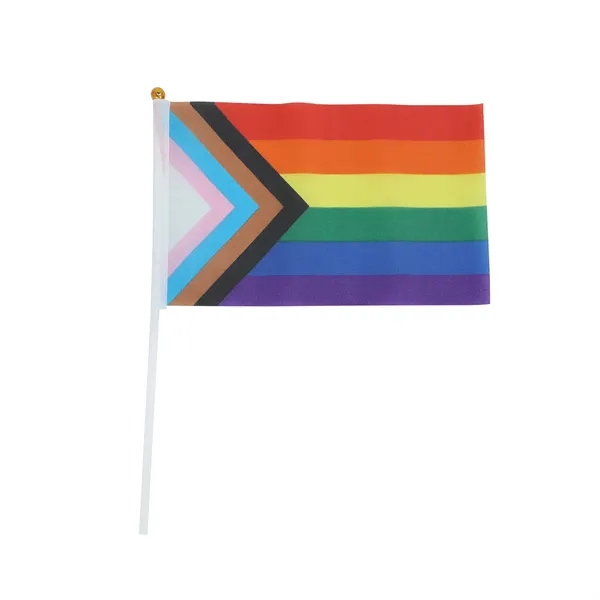 Hand Held Small Polyester Flag - Hand Held Small Polyester Flag - Image 5 of 12