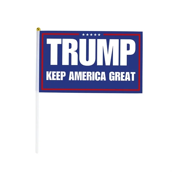 Hand Held Small Polyester Flag - Hand Held Small Polyester Flag - Image 7 of 12