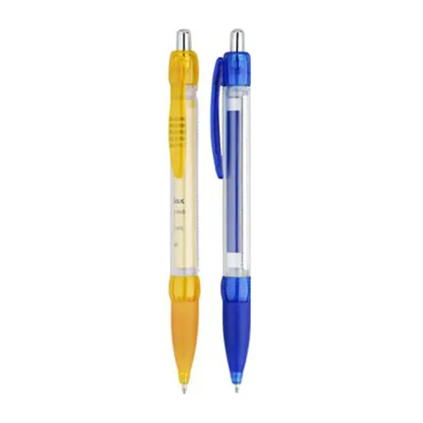 Advertising Plastic Push Ballpoint Pen with Print - Advertising Plastic Push Ballpoint Pen with Print - Image 3 of 8