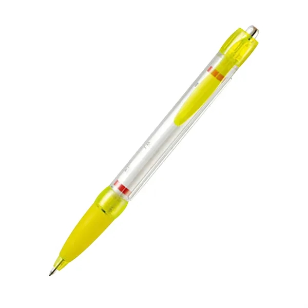 Advertising Plastic Push Ballpoint Pen with Print - Advertising Plastic Push Ballpoint Pen with Print - Image 6 of 8