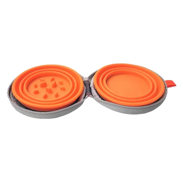 Silicone Collapsible Dog Double Bowl - Silicone Collapsible Dog Double Bowl - Image 5 of 8