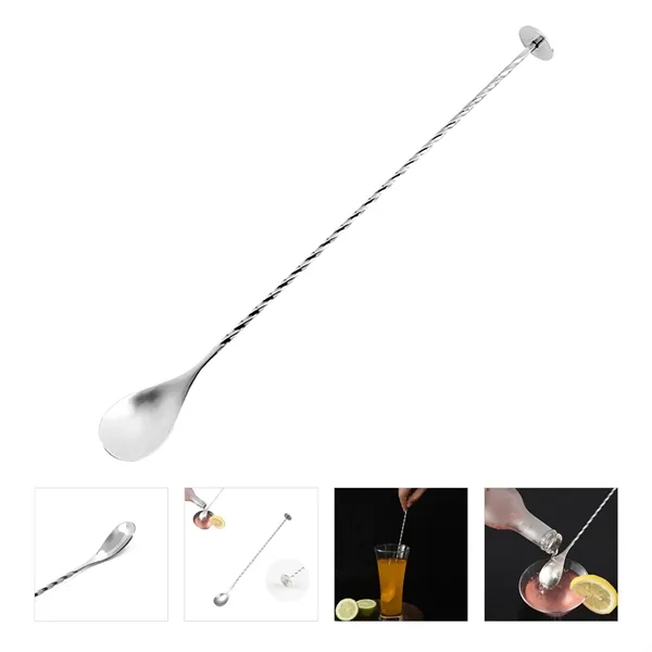Stainless Steel Spiral Stirrer Spoon - Stainless Steel Spiral Stirrer Spoon - Image 0 of 6