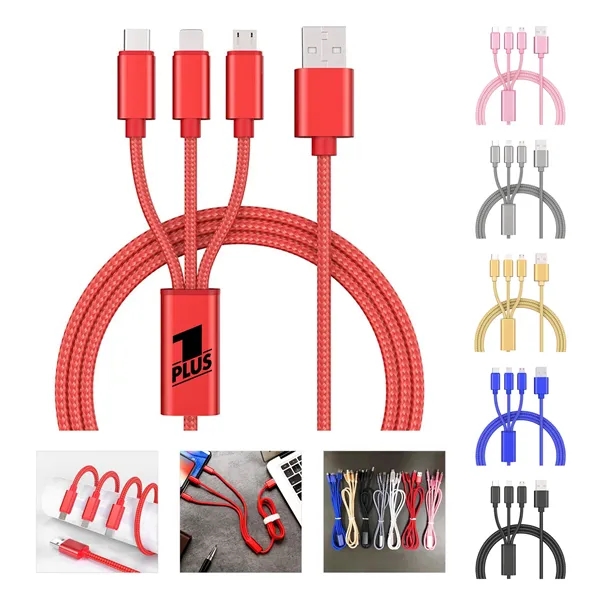 3 In 1 Charging Cable - 3 In 1 Charging Cable - Image 0 of 10