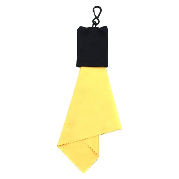 Microfiber Cleaning Cloth With Keychain