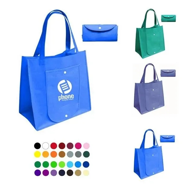 Non Woven Foldable Shopping Tote Grocery Bag - Non Woven Foldable Shopping Tote Grocery Bag - Image 0 of 11