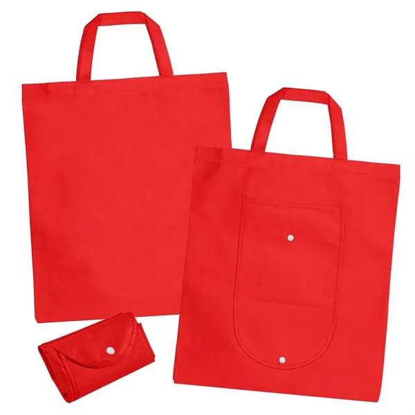 Non Woven Foldable Shopping Tote Grocery Bag - Non Woven Foldable Shopping Tote Grocery Bag - Image 5 of 11