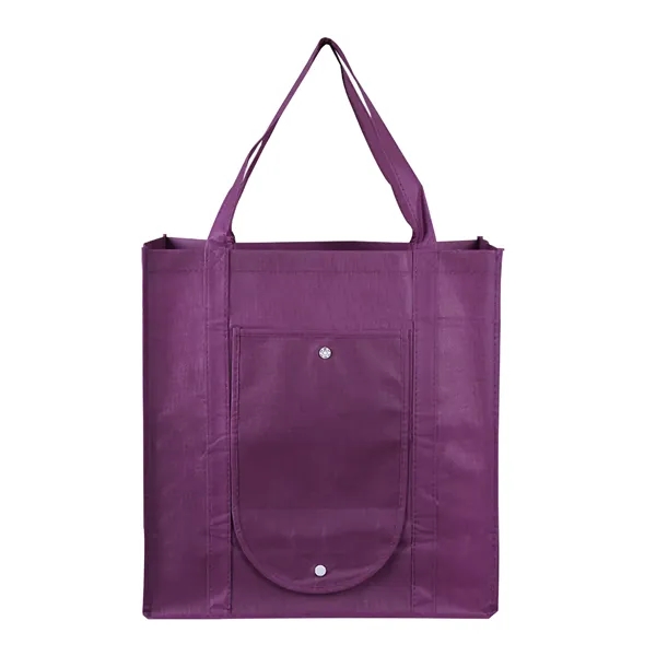 Non Woven Foldable Shopping Tote Grocery Bag - Non Woven Foldable Shopping Tote Grocery Bag - Image 10 of 11