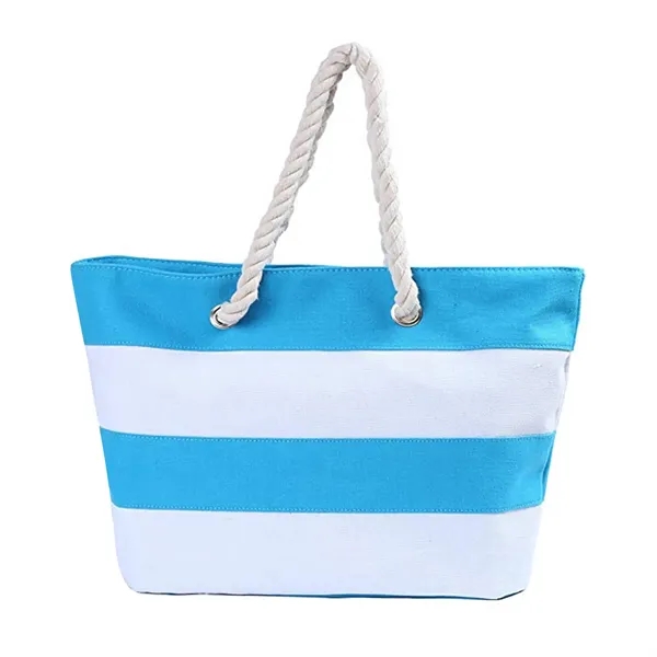 Striped Canvas Tote Bags