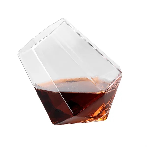 Diamond Shaped Whiskey Glasses - Diamond Shaped Whiskey Glasses - Image 3 of 9