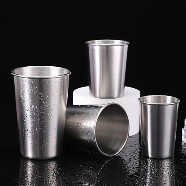 12 Oz Stainless Steel Water Coffee Mug Cup - 12 Oz Stainless Steel Water Coffee Mug Cup - Image 6 of 9