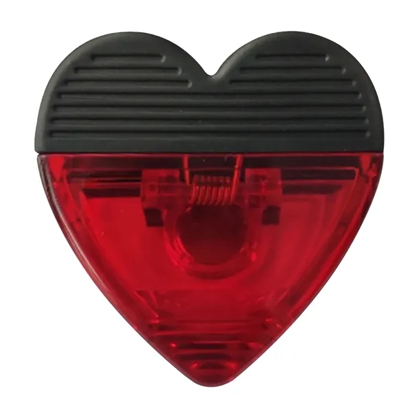 Heart Shape Magnet Memo Clip
